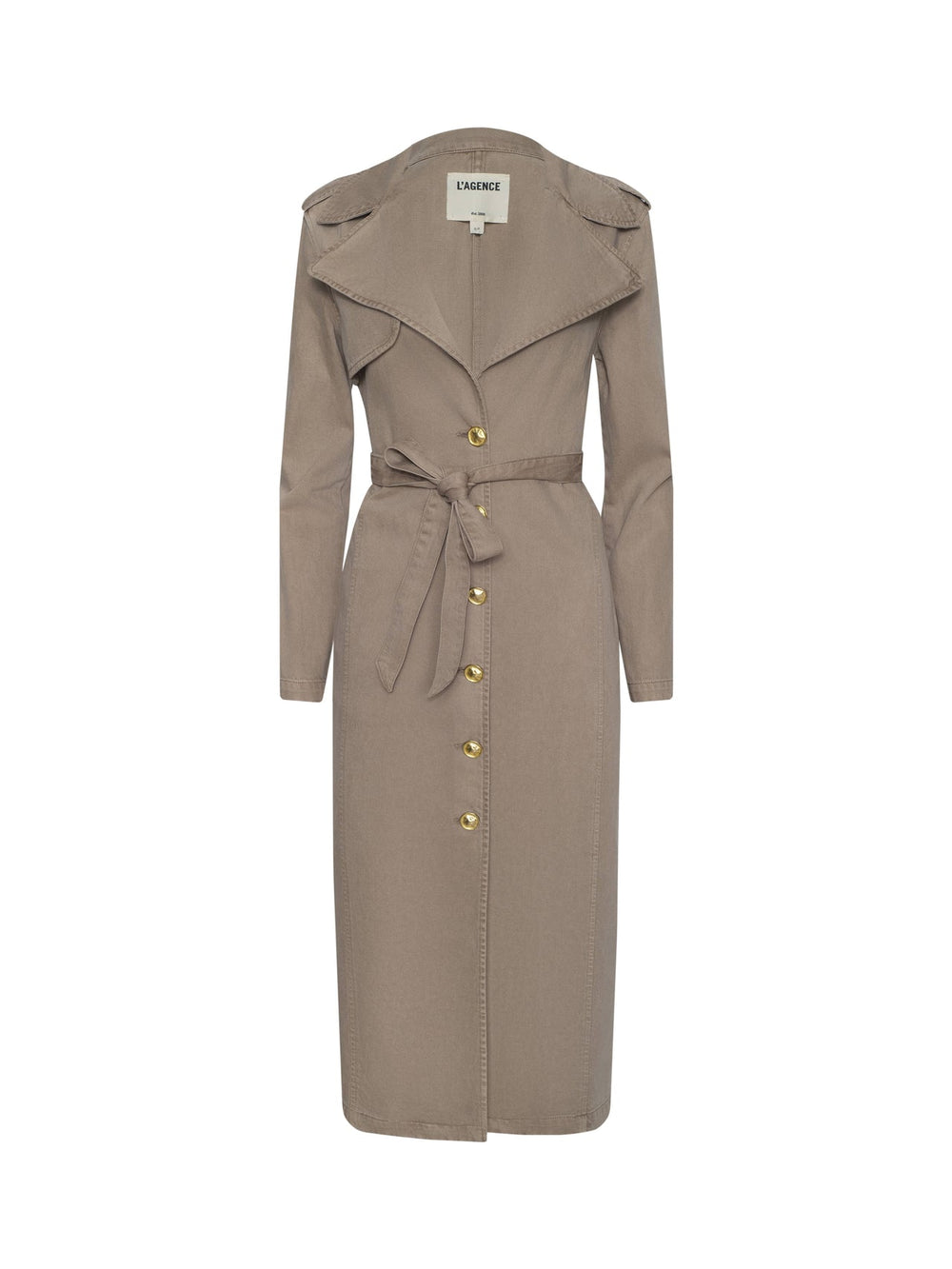 Zavia Jean Trench Coat in Dark Cappuccino