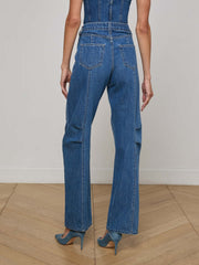 Zara Barrel-Leg Jean in Memphis