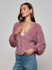 Harriet Cardigan in Mauve