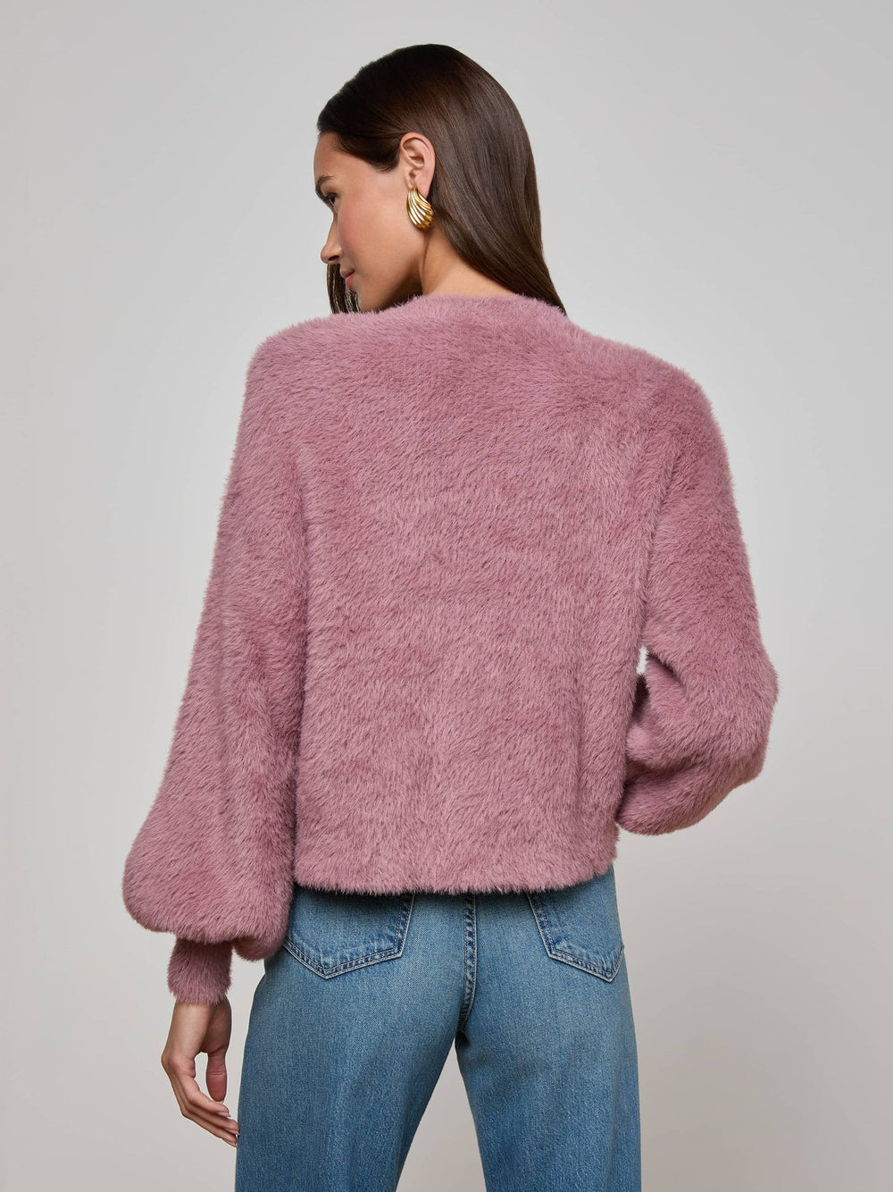 Harriet Cardigan in Mauve