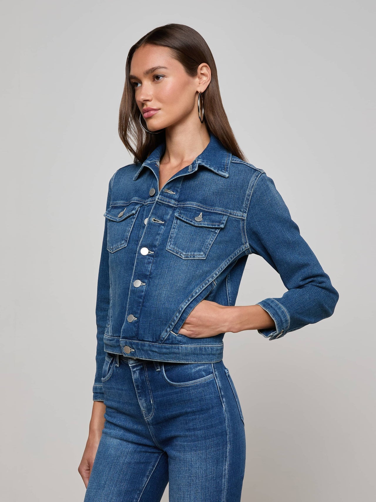 Maven Jean Jacket in Gage