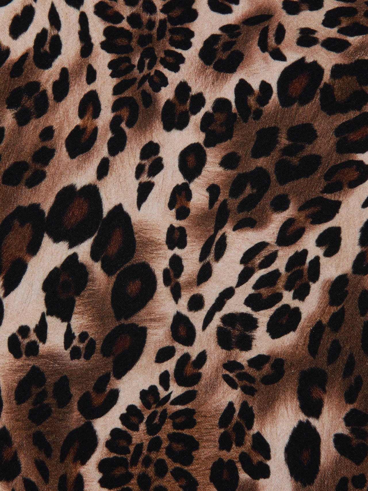 Ceci Sleeveless Turtleneck in Cinnamon Swirl Paisley Leopard