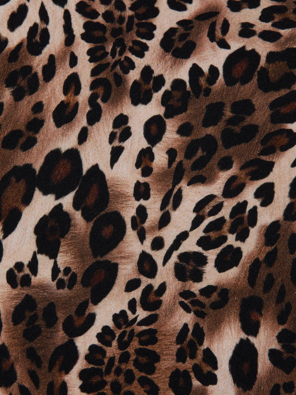 Ceci Sleeveless Turtleneck in Cinnamon Swirl Paisley Leopard