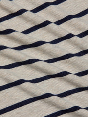 Nura Midi Tank Dress in Oat/Navy Stripe