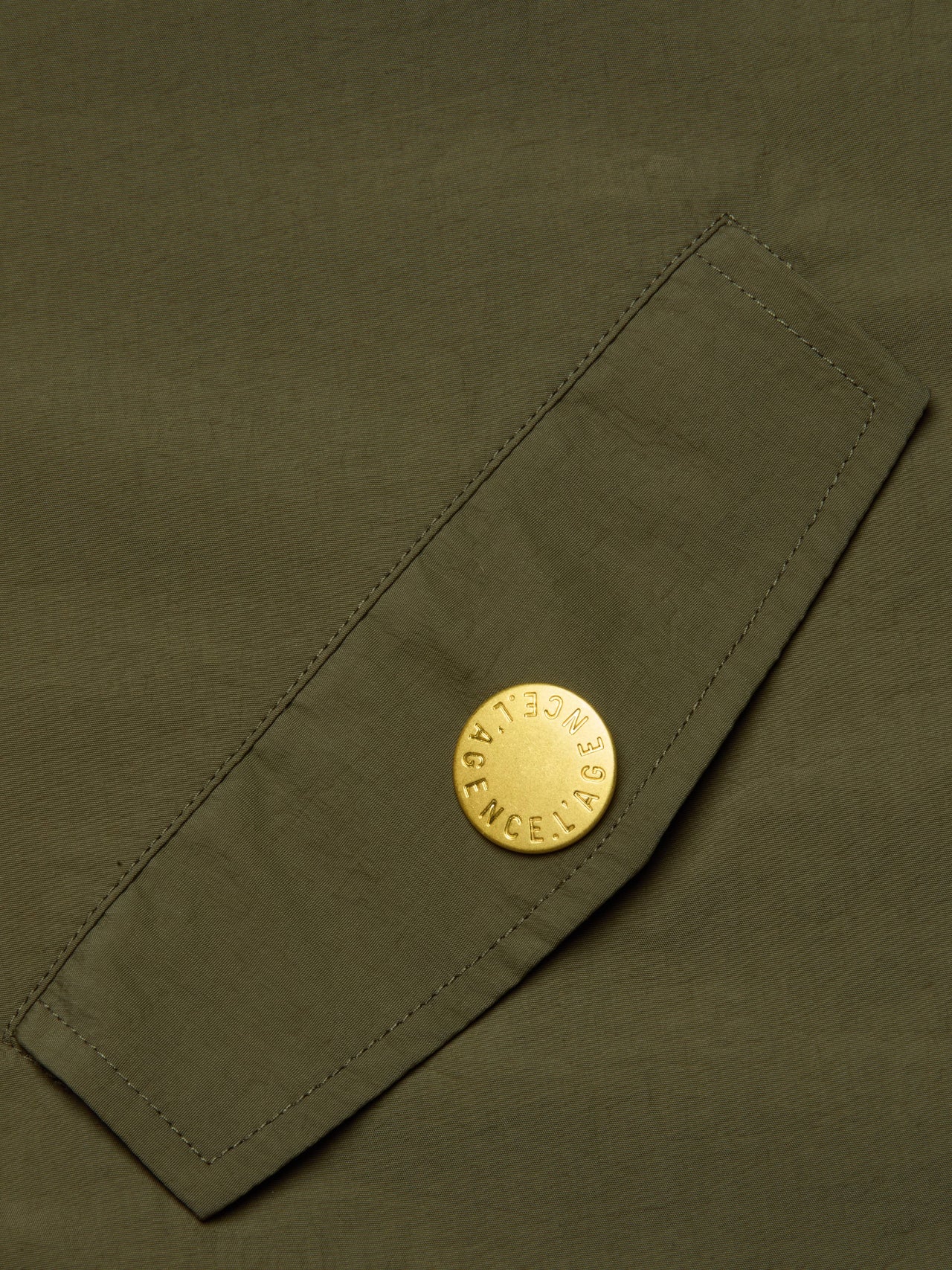 Geovana Hooded Windbreaker in Pine