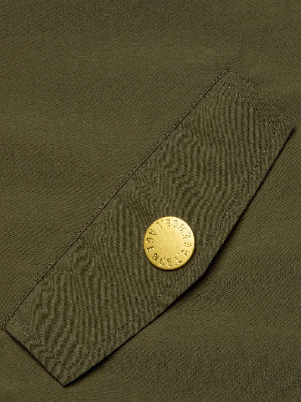 Geovana Hooded Windbreaker in Pine