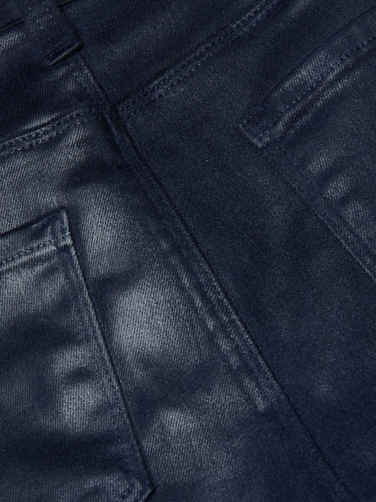 Selma Coated Bootcut Jean in Deep Midnight Coated
