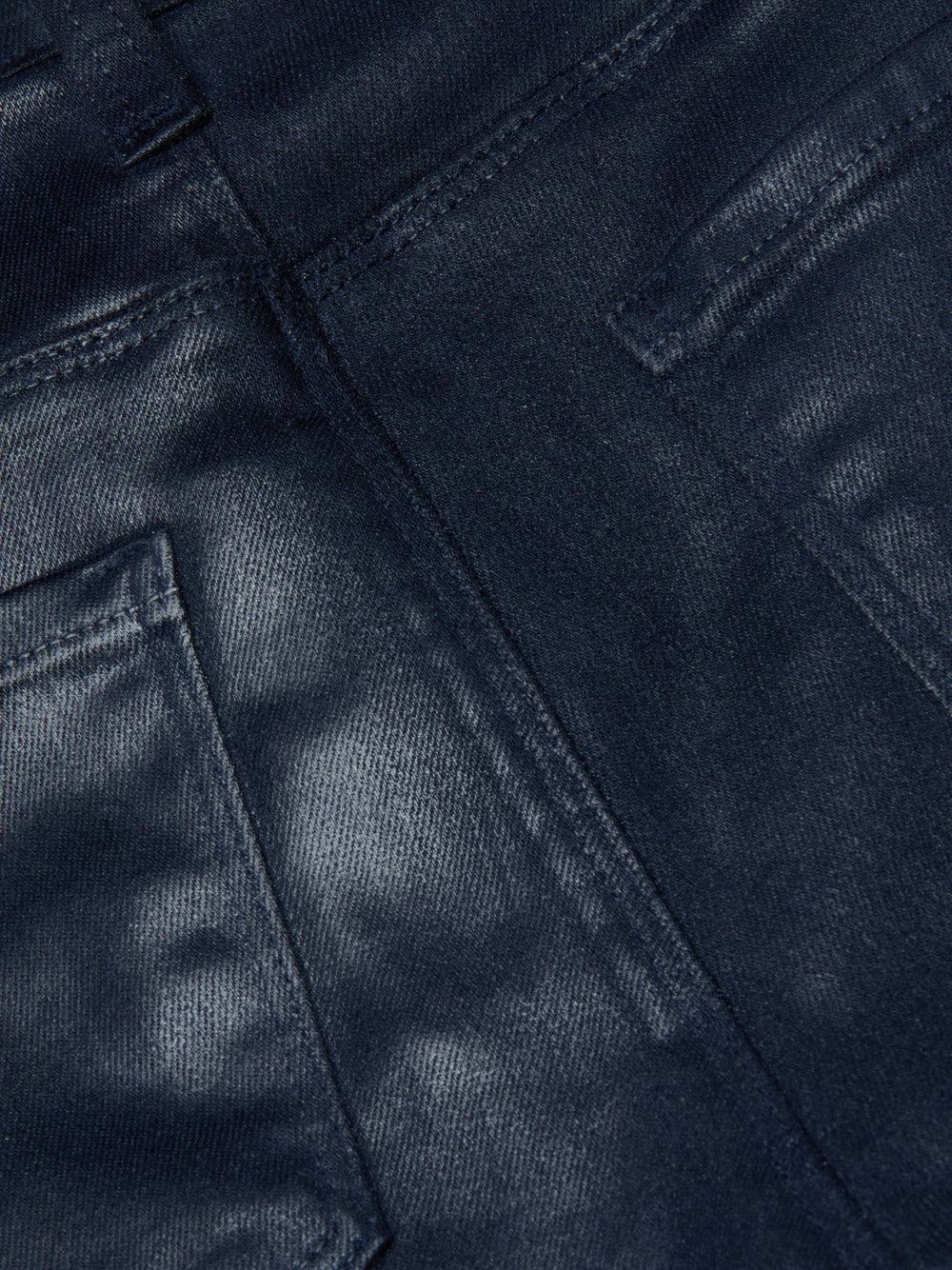 Selma Coated Bootcut Jean in Deep Midnight Coated