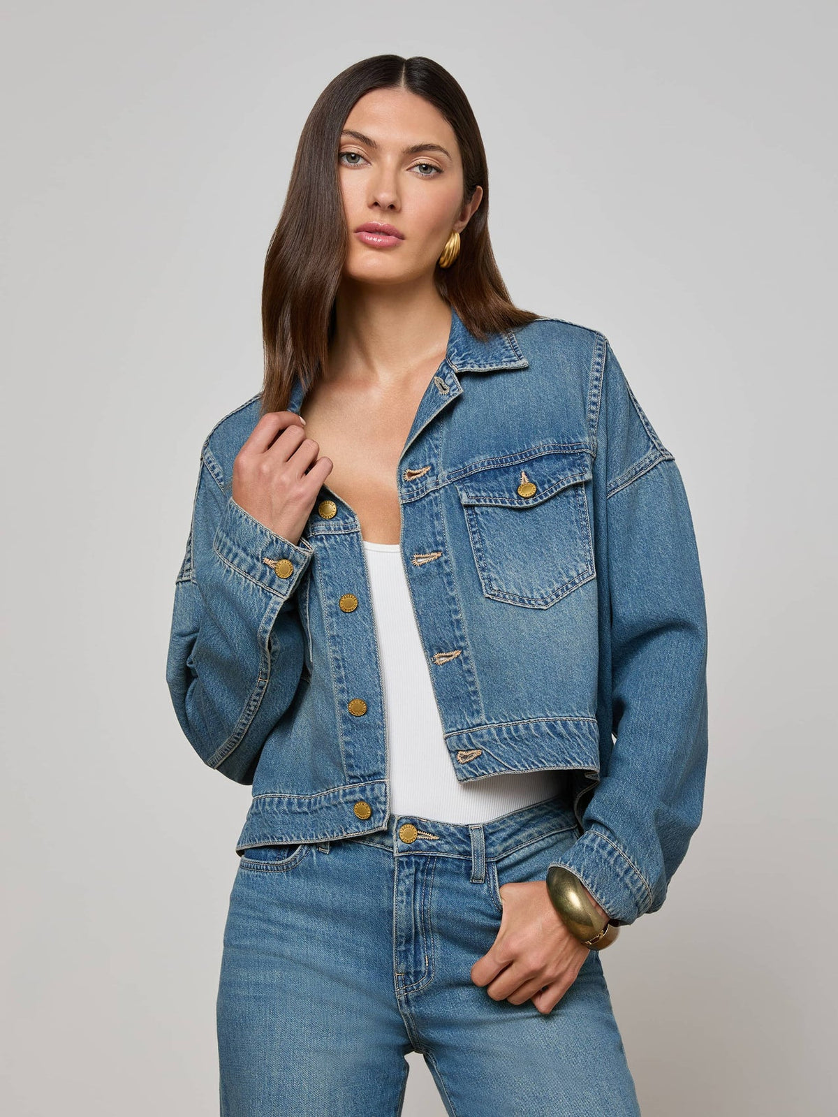 Vianney Jean Jacket in Fargo