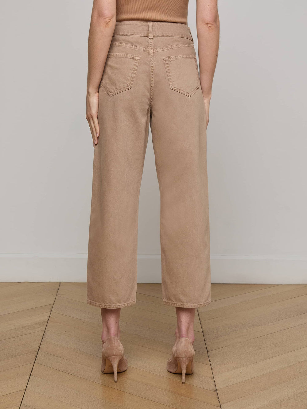 Liora Cropped Jean in Dark Cappuccino