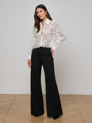 Anita Lace Blouse in Ivory