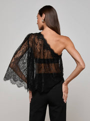 Vianna Lace Top in Black
