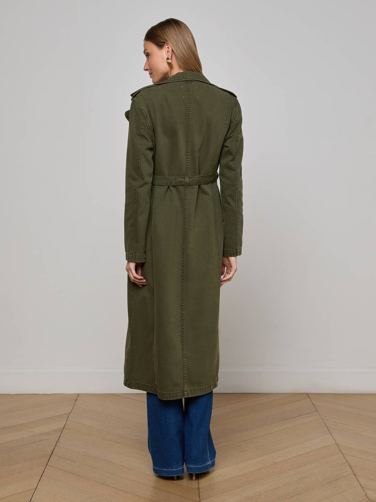 Zavia Jean Trench Coat in Picholine