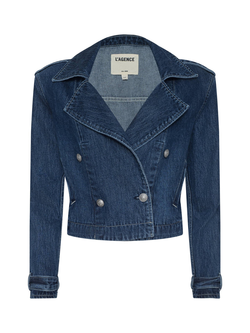 Maddox Jean Trench Coat in Enchanted