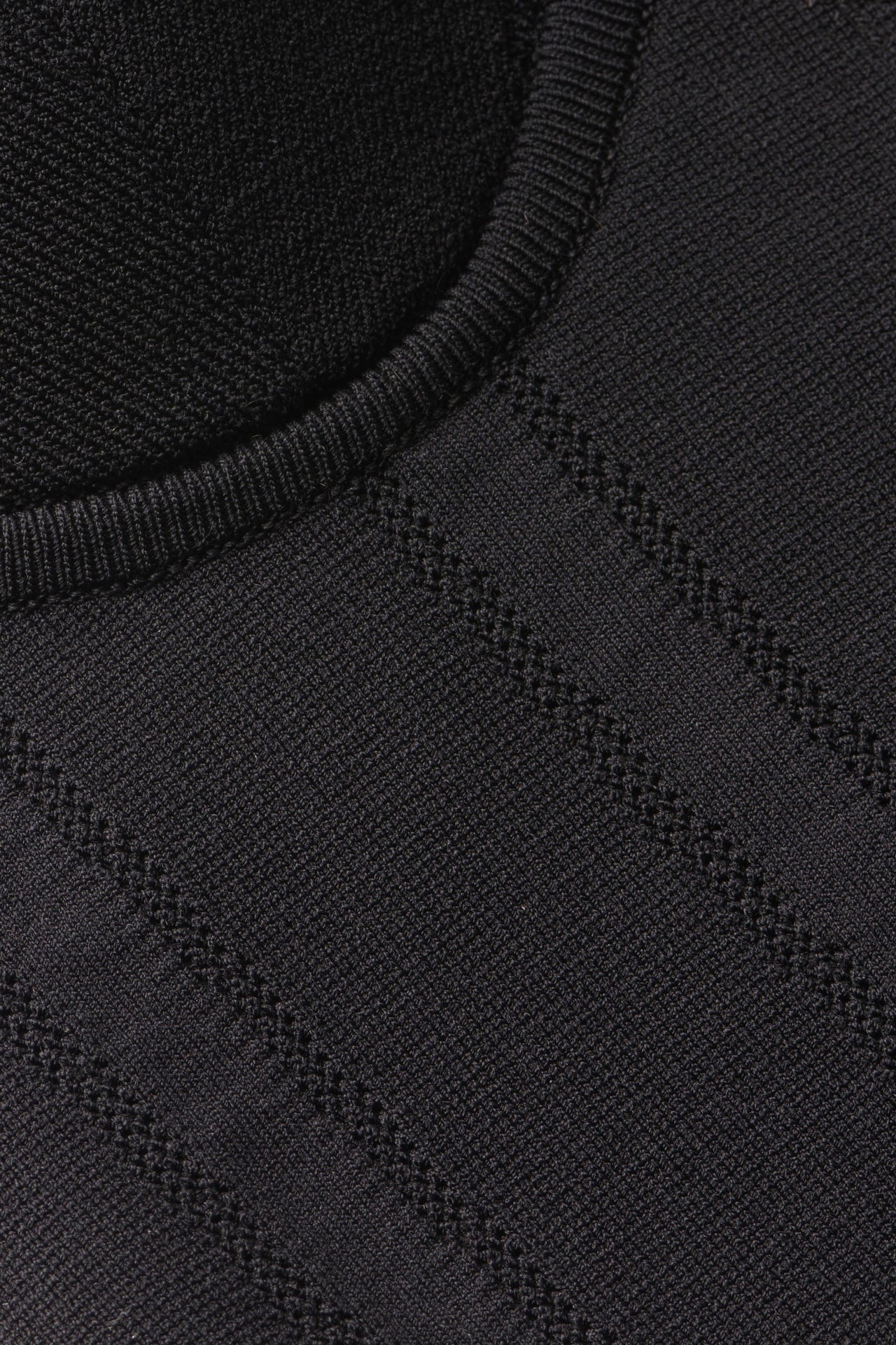 Artemis Knit Corset Top in Black/Gold