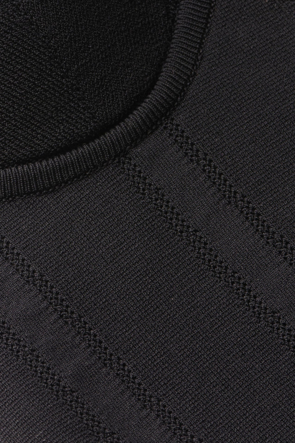 Artemis Knit Corset Top in Black/Gold