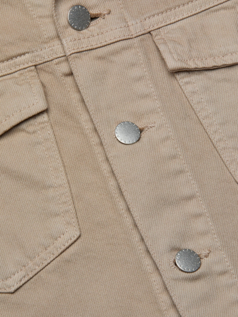 Vianney Jean Jacket in Pale Khaki