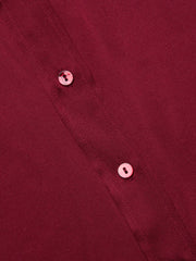 Dani Silk Blouse in Black Cherry