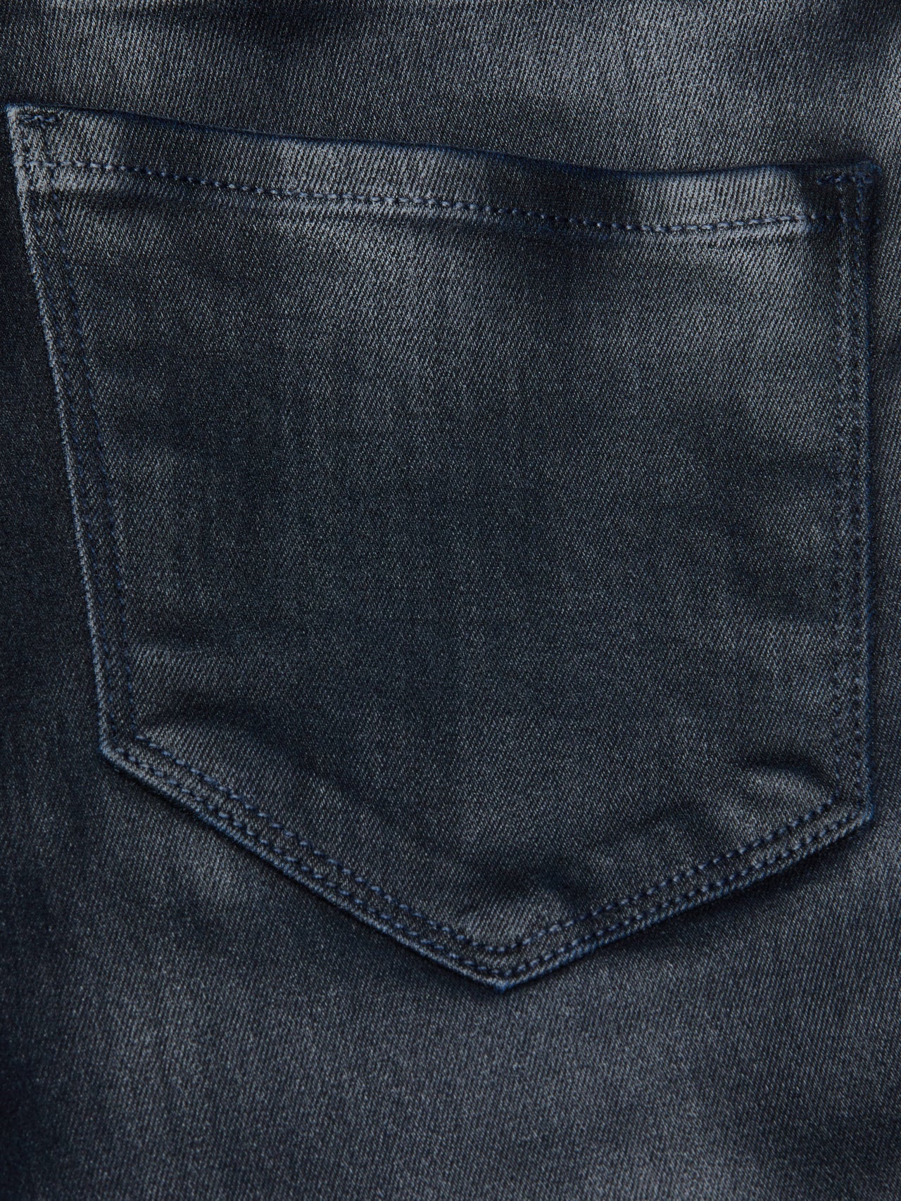 Kendra Coated Cropped Flare Jean in Metro Coated