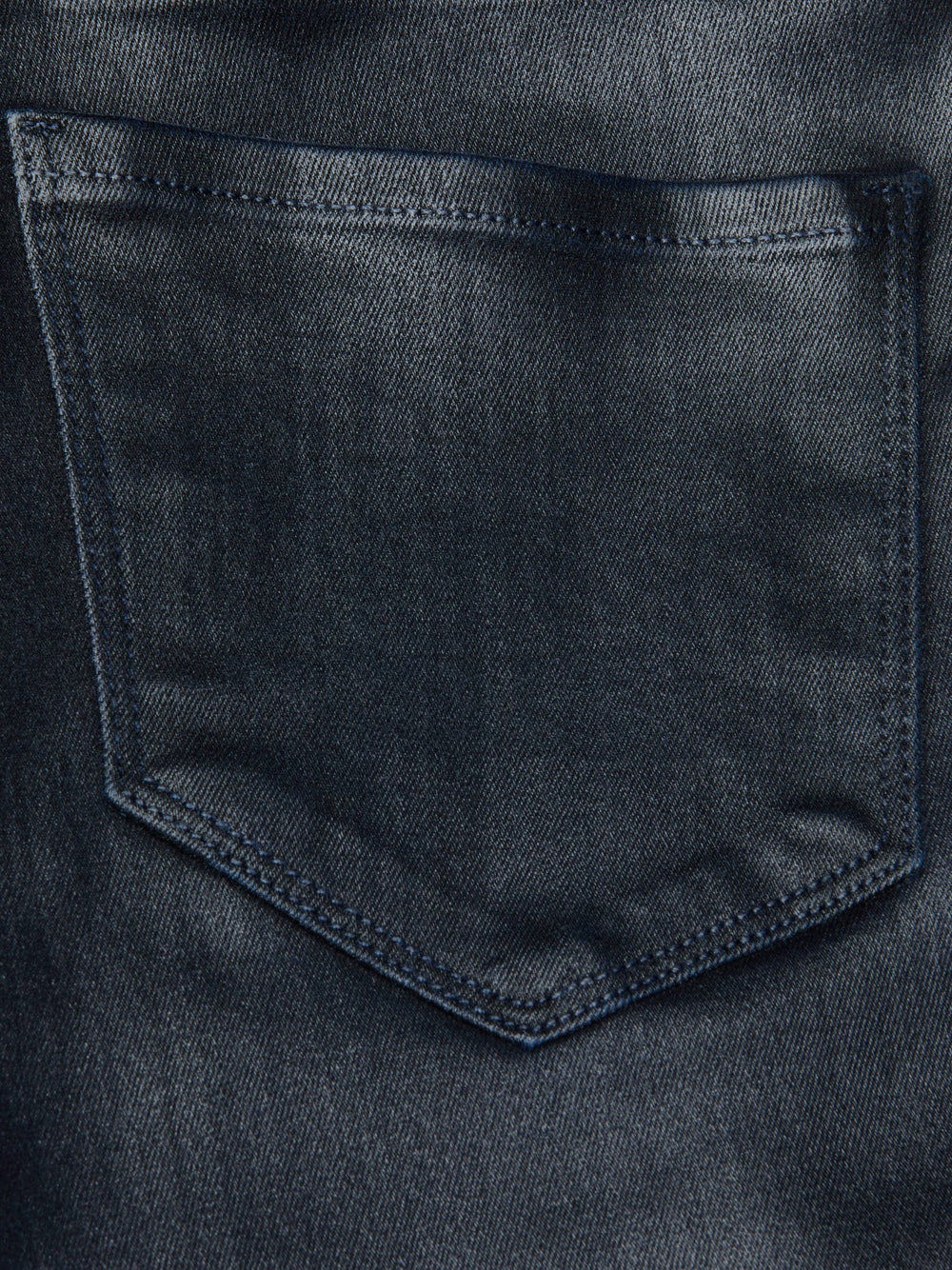 Kendra Coated Cropped Flare Jean in Metro Coated