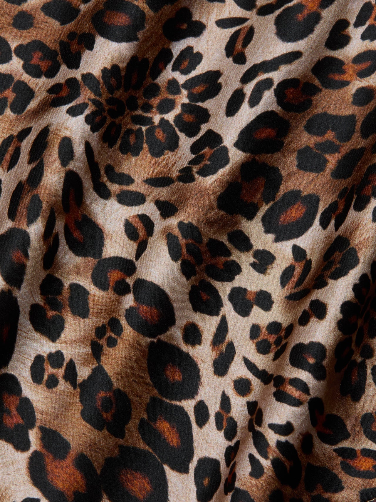 Jane Silk Camisole in Cinnamon Swirl Paisley Leopard