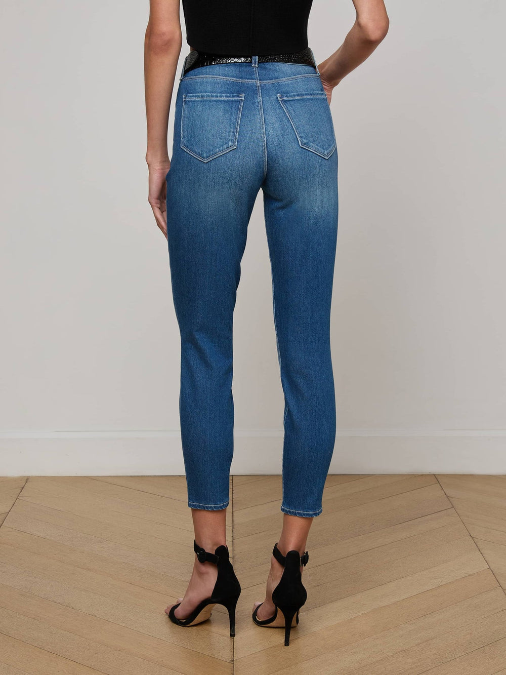 Margot Cropped Skinny Jean in Baja