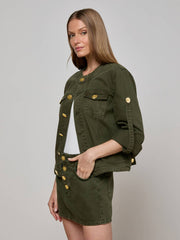 Anouk Jean Jacket in Picholine