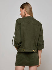 Anouk Jean Jacket in Picholine
