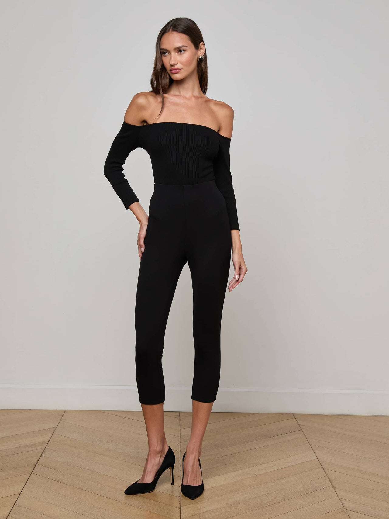 Dee Capri Pant in Black