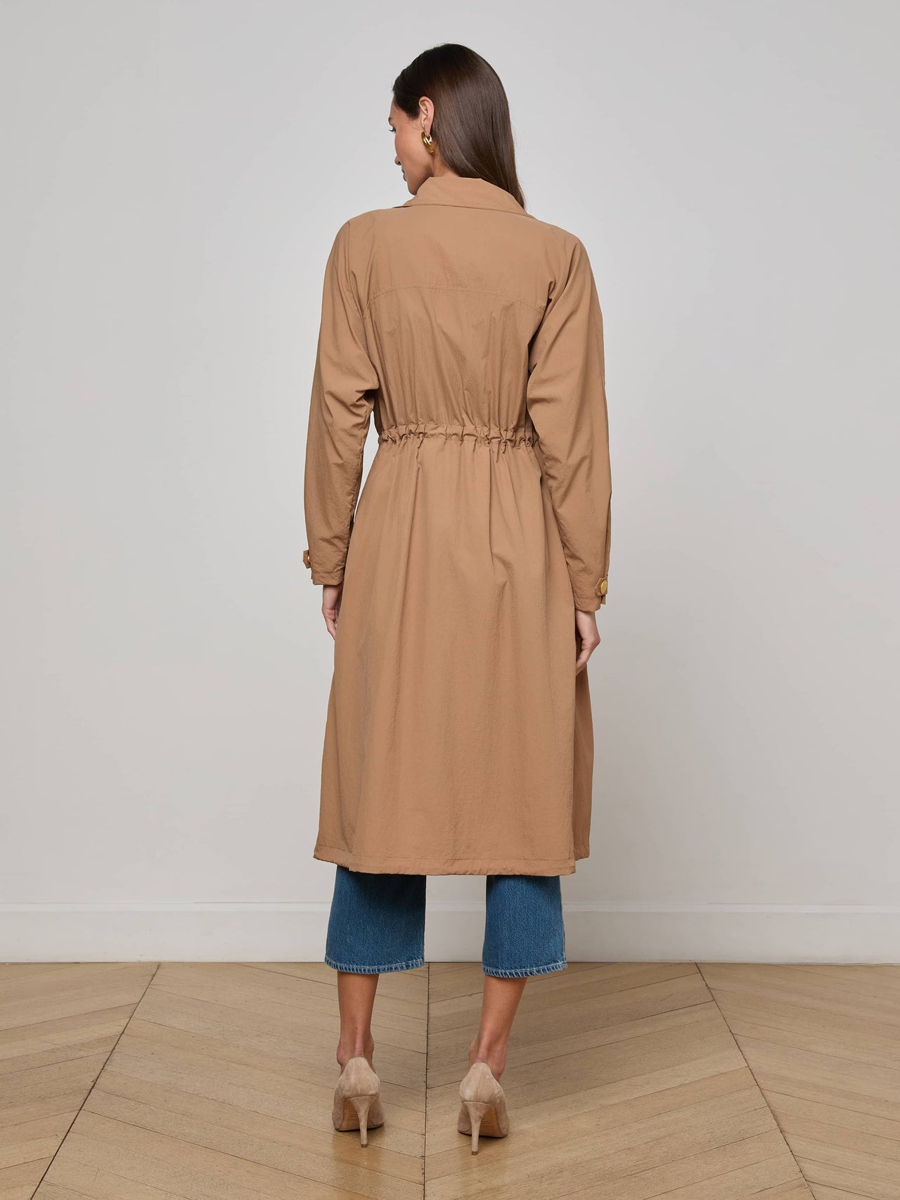 Toshi Windbreaker in Cinnamon Swirl