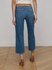 June Cropped Stovepipe Jean in Fresno