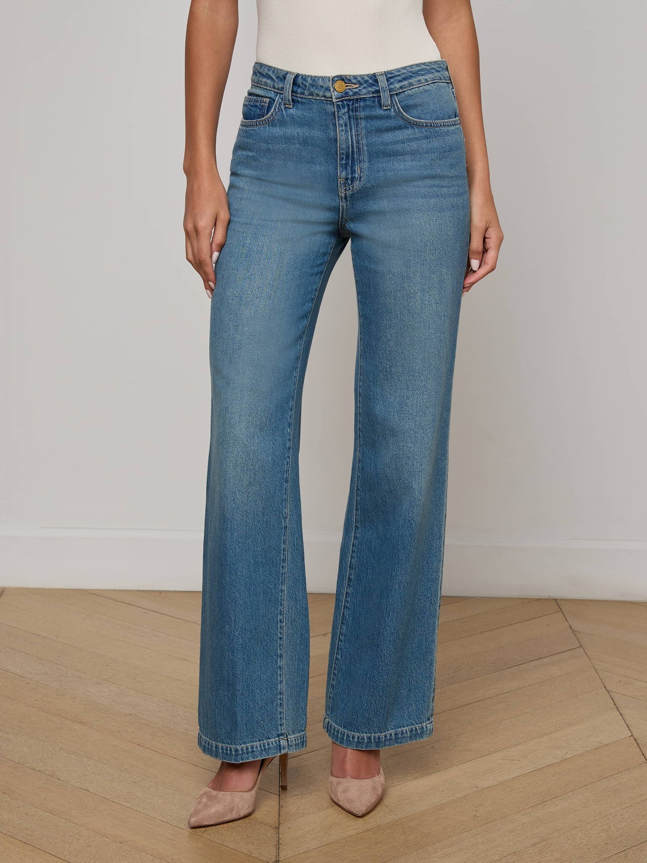 Scottie Wide-Leg Jean in Fargo