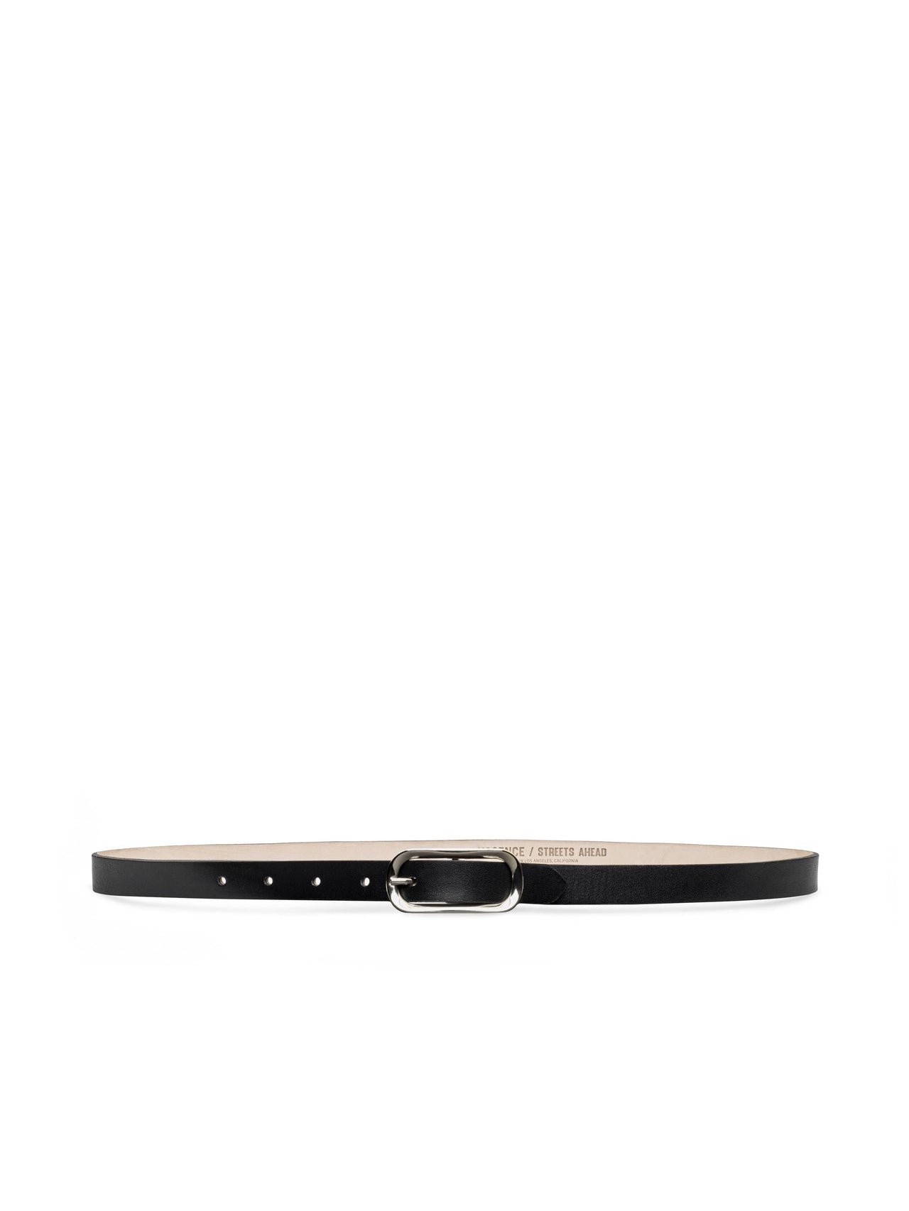 Leya Leather Belt in Black