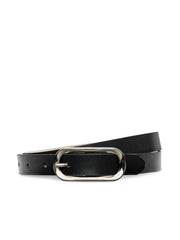 Leya Leather Belt in Black