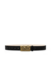 Chara Suede Belt in Black