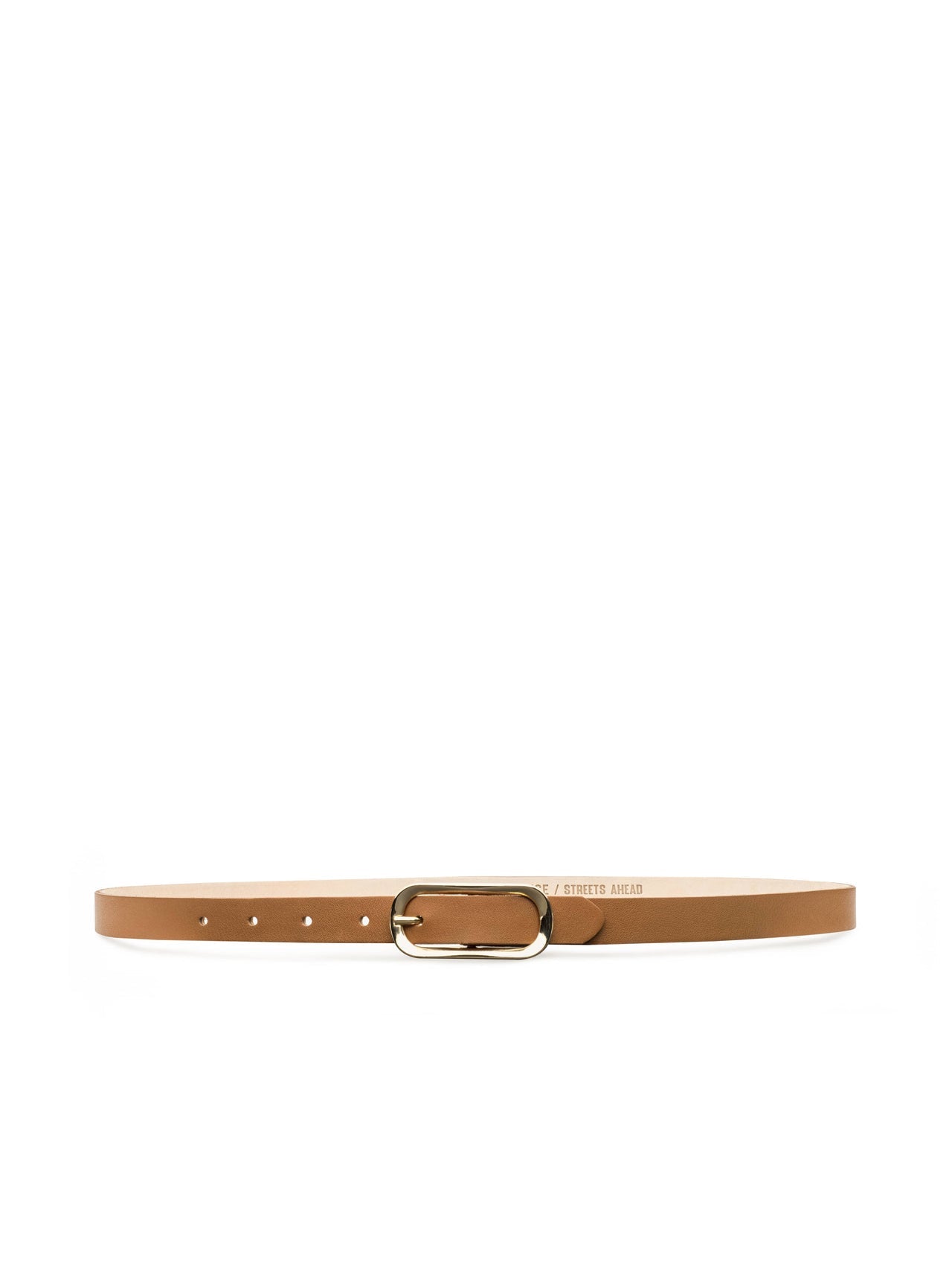 Leya Leather Belt in Tan