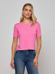 Stormy Cotton Tee in Pinktober