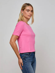 Stormy Cotton Tee in Pinktober