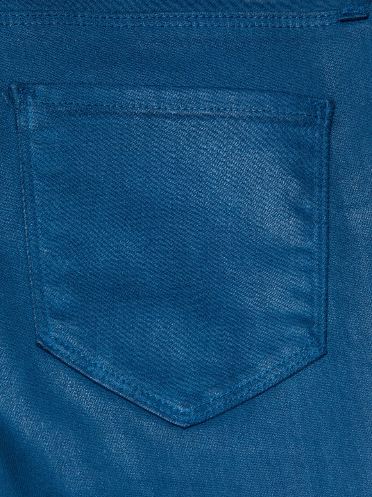 Ruth Coated Straight-Leg Jean in Stone Blue Coated