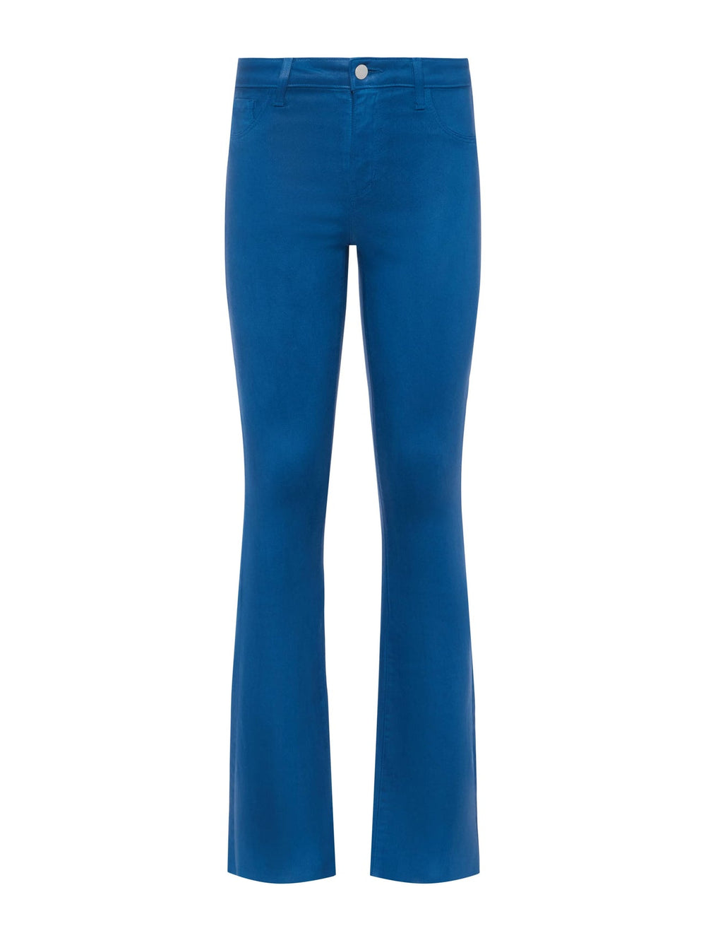 Ruth Coated Straight-Leg Jean in Stone Blue Coated