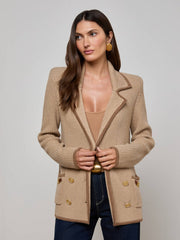 Ranch Knit Blazer in Natural/Brown