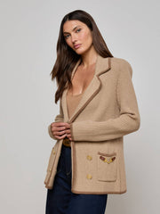 Ranch Knit Blazer in Natural/Brown