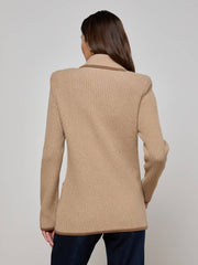 Ranch Knit Blazer in Natural/Brown