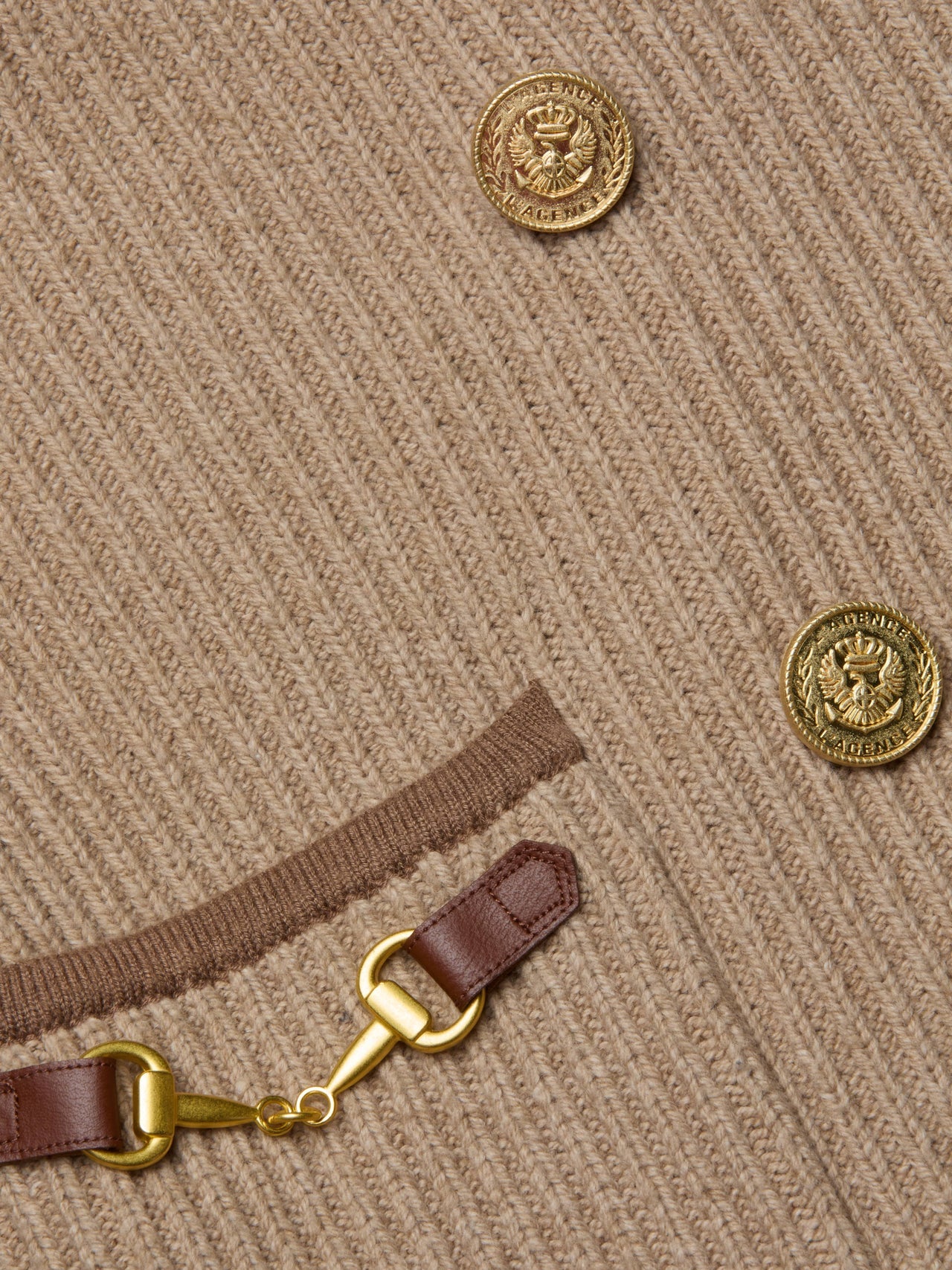 Ranch Knit Blazer in Natural/Brown