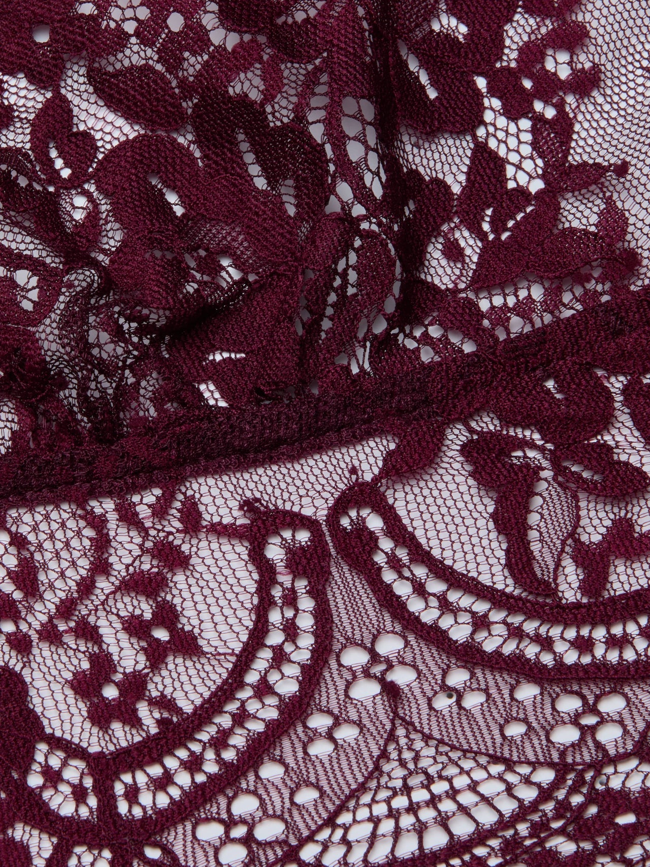 Aislin Lace Bralette in Dark Port