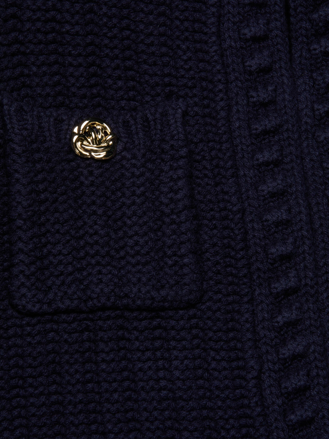 Delli Cropped Cardigan in Midnight