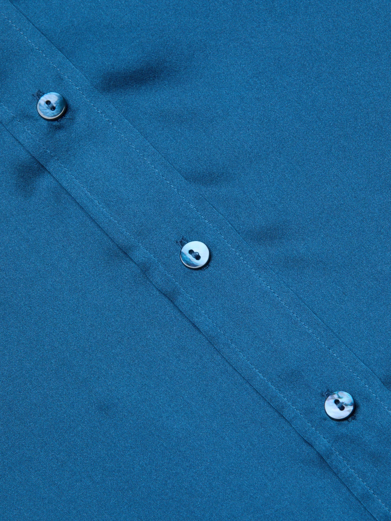 Dani Silk Blouse in Stone Blue
