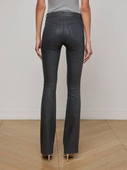 Ruth Coated Straight-Leg Jean in Dark Slate Grey Coated
