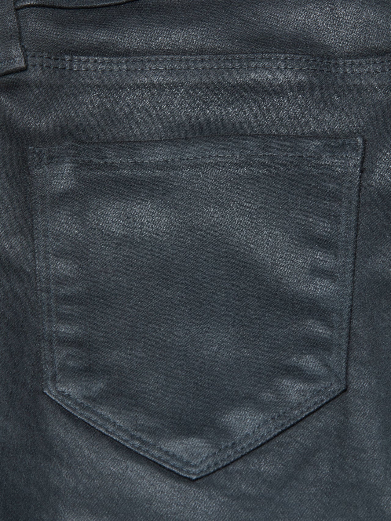 Ruth Coated Straight-Leg Jean in Dark Slate Grey Coated