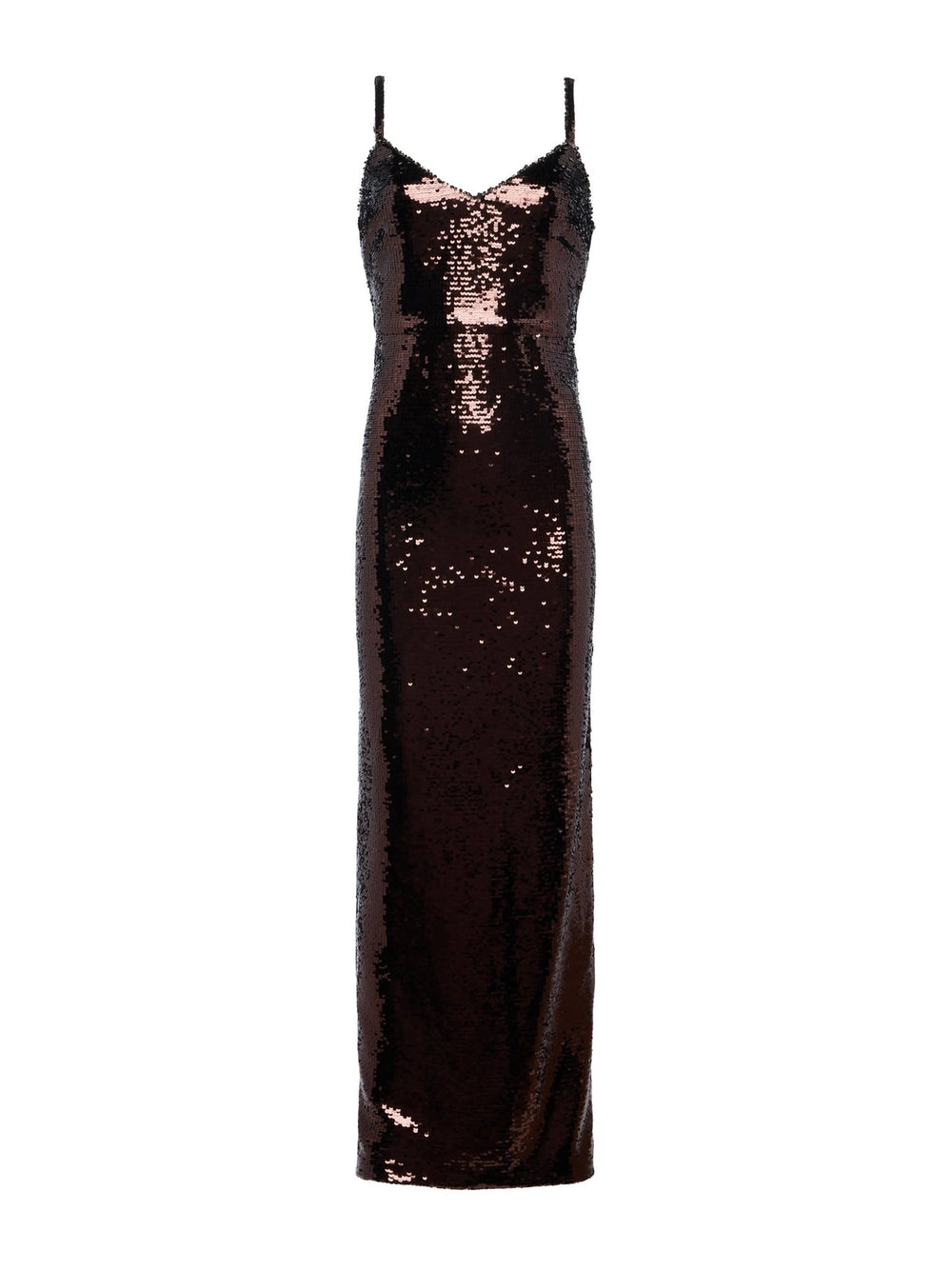 Karma Sequin Maxi Dress in Chocolate